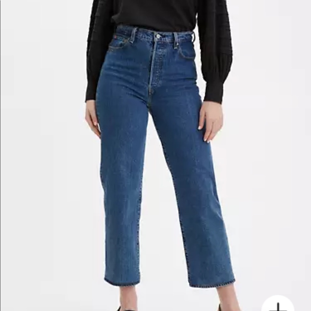 Levi’s Denim rib cage straight denim size 24